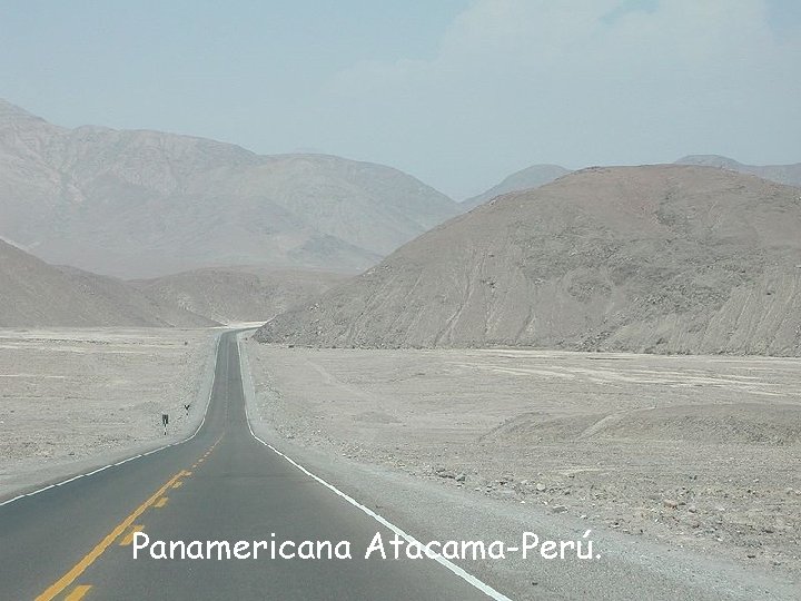 Panamericana Atacama-Perú. 