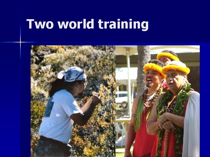 Two world training 