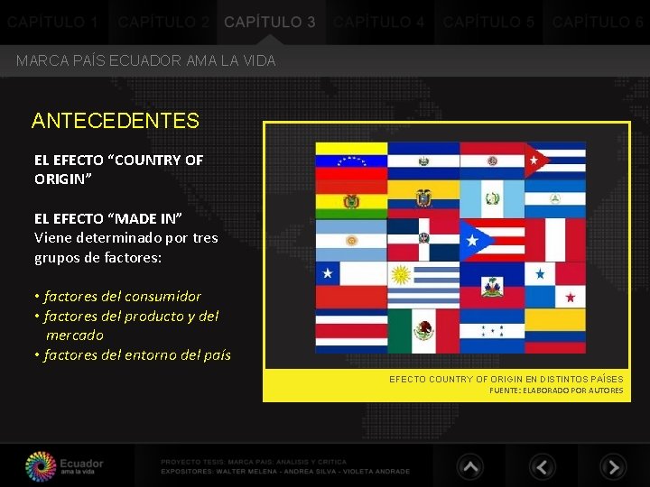 MARCA PAÍS ECUADOR AMA LA VIDA ANTECEDENTES EL EFECTO “COUNTRY OF ORIGIN” EL EFECTO MARCA PAÍS ECUADOR AMA LA VIDA ANTECEDENTES EL EFECTO “COUNTRY OF ORIGIN” EL EFECTO