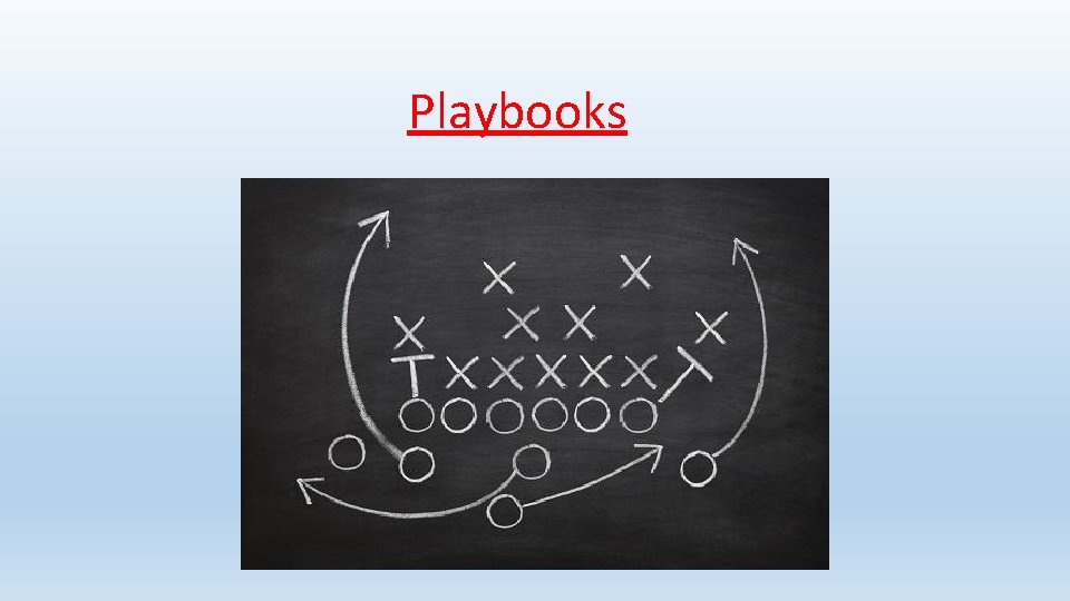 Playbooks 