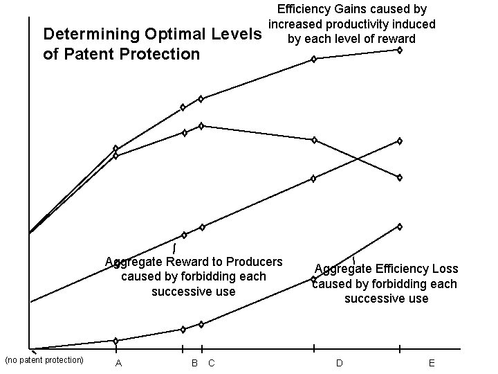 Determining Optimal Levels of Patent Protection Efficiency Gains caused by increased productivity induced by