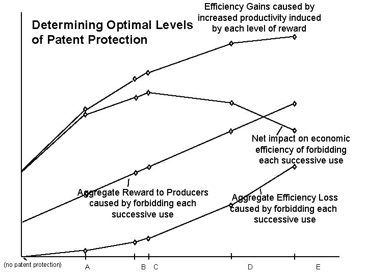 Determining Optimal Levels of Patent Protection Efficiency Gains caused by increased productivity induced by