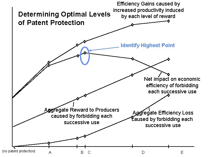 Determining Optimal Levels of Patent Protection Efficiency Gains caused by increased productivity induced by