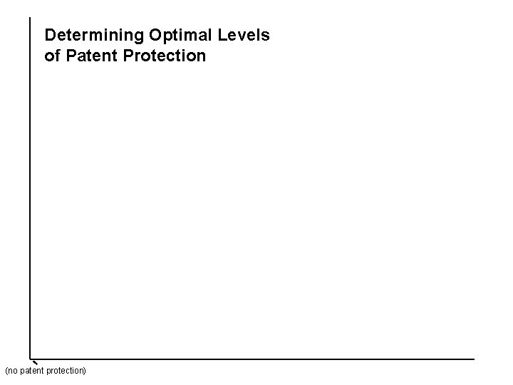 Determining Optimal Levels of Patent Protection (no patent protection) 