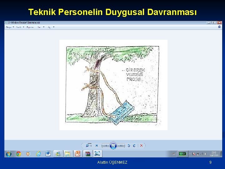 Teknik Personelin Duygusal Davranması Alattin ÜŞENMEZ 9 