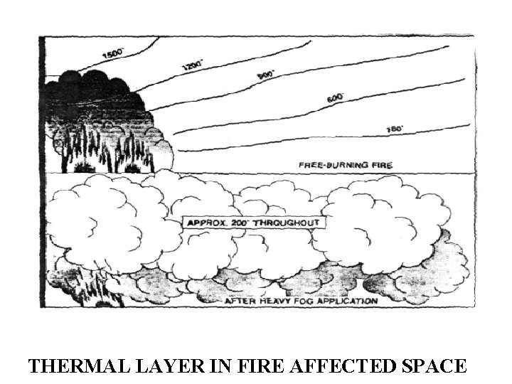 THERMAL LAYER IN FIRE AFFECTED SPACE 