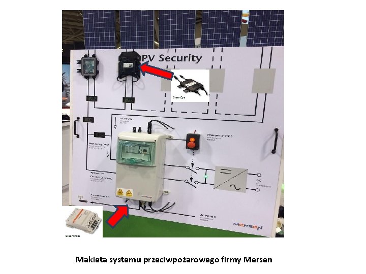 Makieta systemu przeciwpożarowego firmy Mersen Makieta systemu przeciwpożarowego firmy Mersen