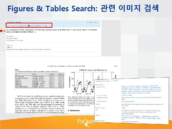 Figures & Tables Search: 관련 이미지 검색 