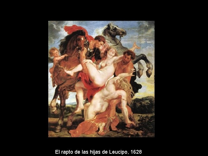 El rapto de las hijas de Leucipo, 1628 