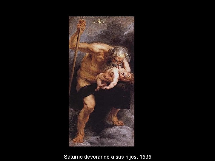 Saturno devorando a sus hijos, 1636 