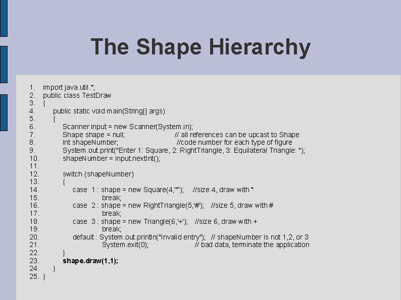 The Shape Hierarchy 1. 2. 3. 4. 5. 6. 7. 8. 9. 10. 11.