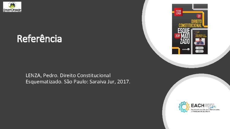 Referência LENZA, Pedro. Direito Constitucional Esquematizado. São Paulo: Saraiva Jur, 2017. 