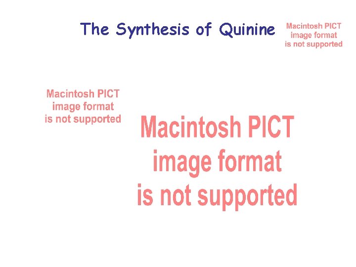 The Synthesis of Quinine 