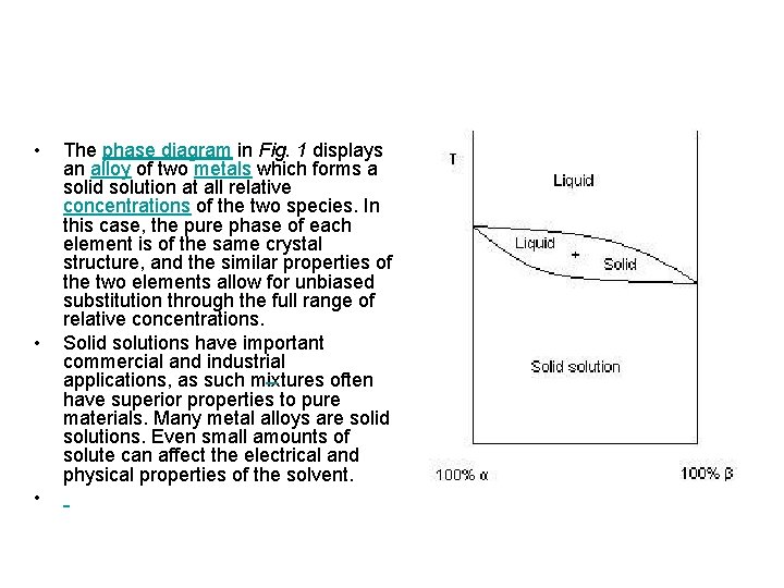  • • • The phase diagram in Fig. 1 displays an alloy of
