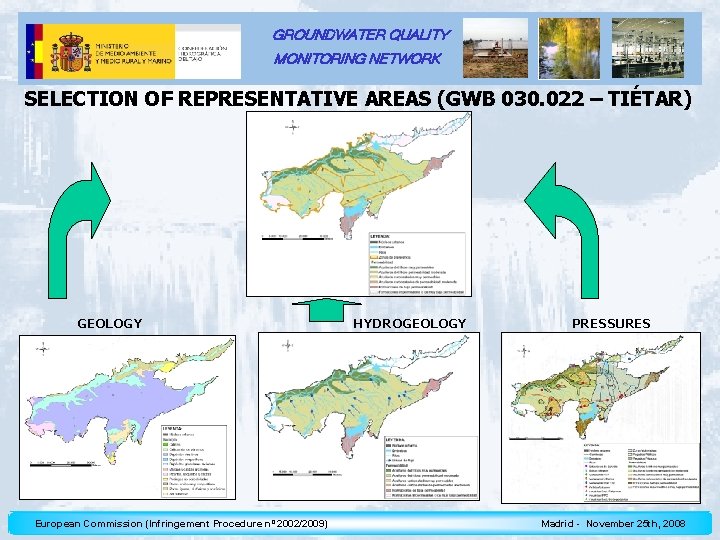 GROUNDWATER QUALITY MONITORING NETWORK SELECTION OF REPRESENTATIVE AREAS (GWB 030. 022 – TIÉTAR) GEOLOGY