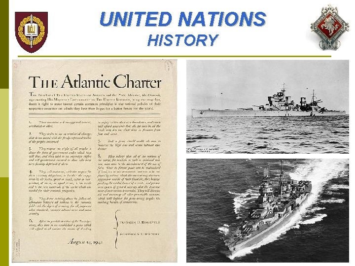 UNITED NATIONS HISTORY 