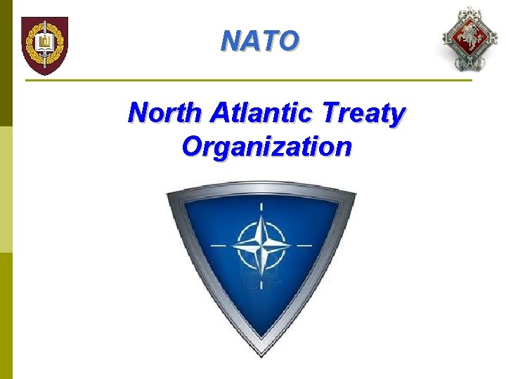 NATO North Atlantic Treaty Organization 