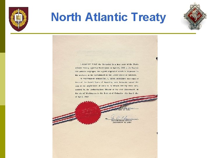 North Atlantic Treaty 