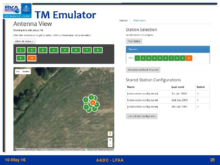 TM Emulator Insert screenshot 10 -May-16 AADC - LFAA 25 