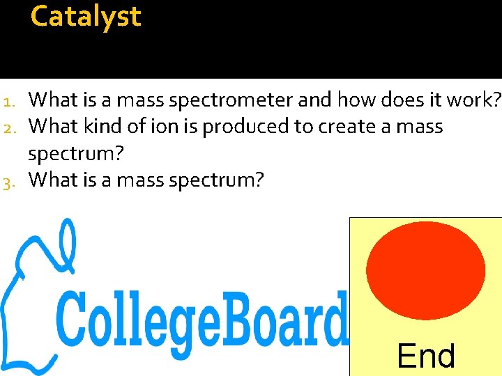 Catalyst What is a mass spectrometer and how does it work? What kind of