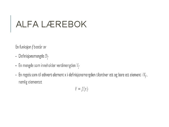 ALFA LÆREBOK ALFA LÆREBOK