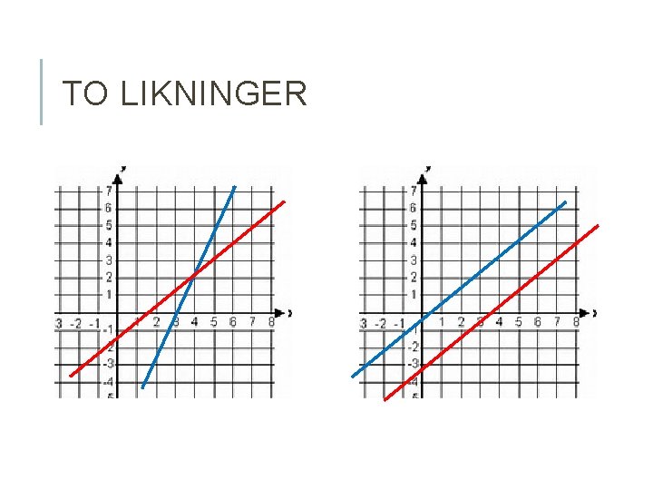 TO LIKNINGER TO LIKNINGER