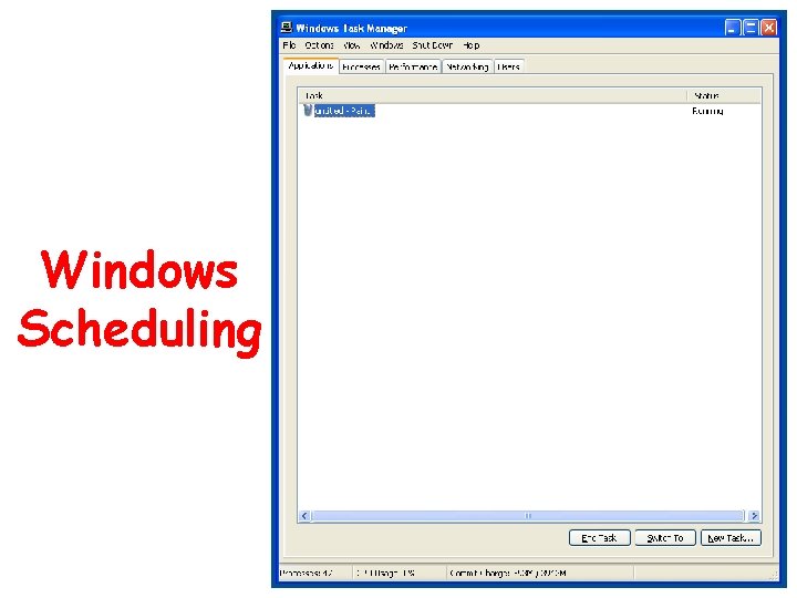 Windows Scheduling 