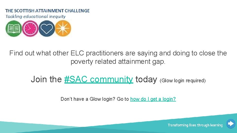 Find out what other ELC practitioners are saying and doing to close the poverty
