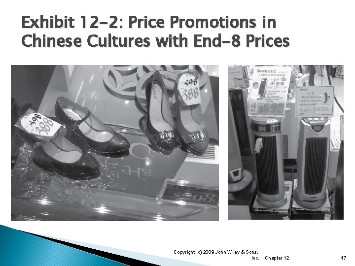 Exhibit 12 -2: Price Promotions in Chinese Cultures with End-8 Prices Copyright (c) 2009