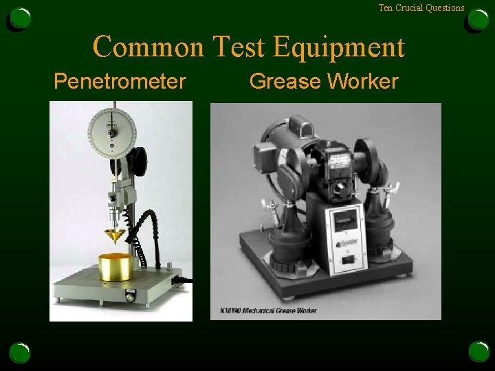 Ten Crucial Questions Common Test Equipment Penetrometer Grease Worker 