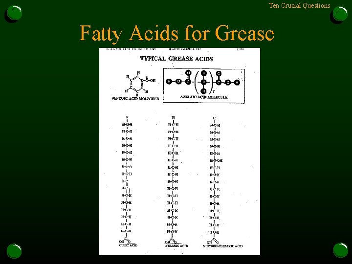 Ten Crucial Questions Fatty Acids for Grease 