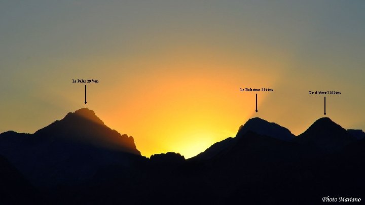 Le Palas 2974 m Le Balaitous 3144 m Pic d’Arriel 2824 m . . Le Palas 2974 m Le Balaitous 3144 m Pic d’Arriel 2824 m . .
