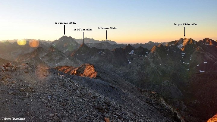 Le Vignemale 3298 m La G Fache 3005 m Les pics d’Enfer 3082 m Le Vignemale 3298 m La G Fache 3005 m Les pics d’Enfer 3082 m