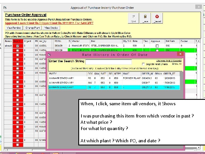 When, I click, same item-all vendors, it Shows I was purchasing this item from When, I click, same item-all vendors, it Shows I was purchasing this item from