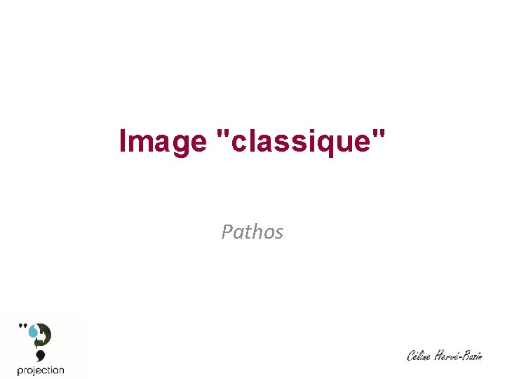 Image "classique" Pathos 