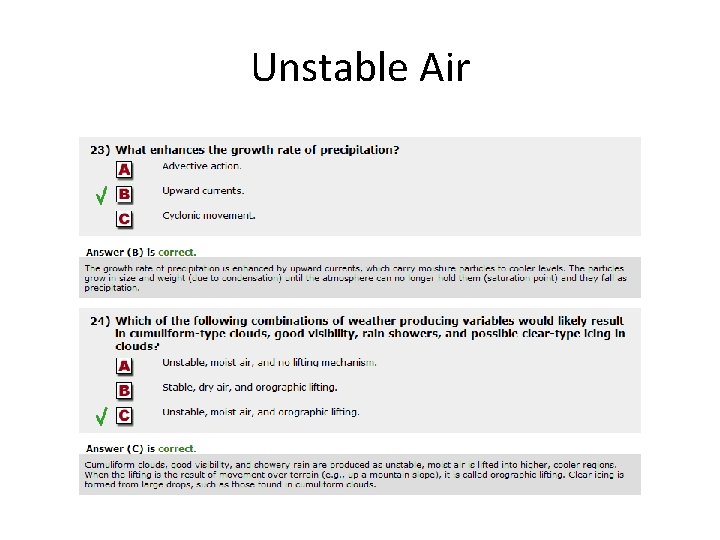Unstable Air 