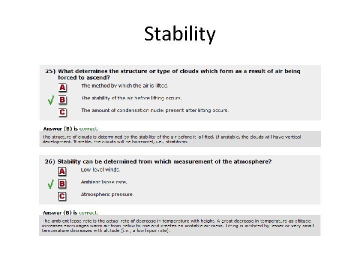 Stability 