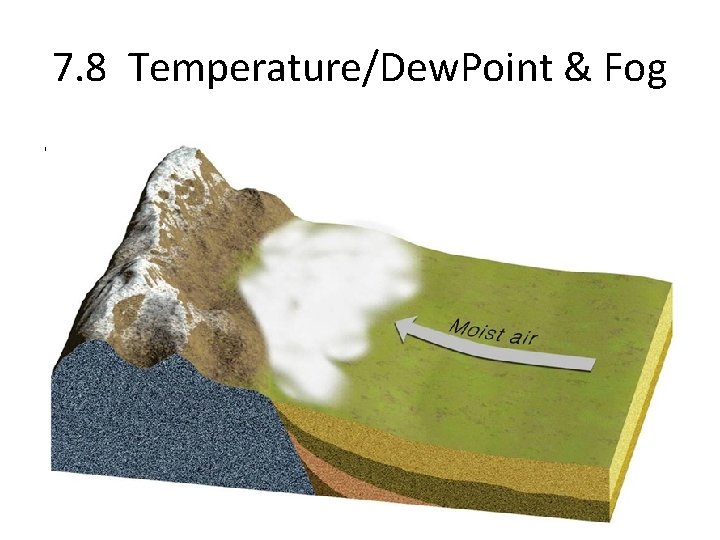 7. 8 Temperature/Dew. Point & Fog • What types of fog depend upon wind