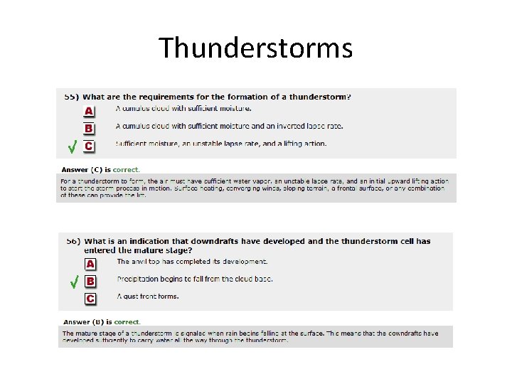 Thunderstorms 