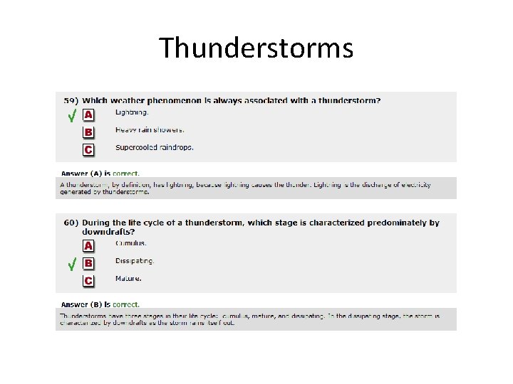Thunderstorms 