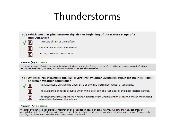 Thunderstorms 