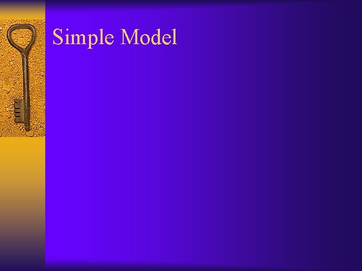 Simple Model 