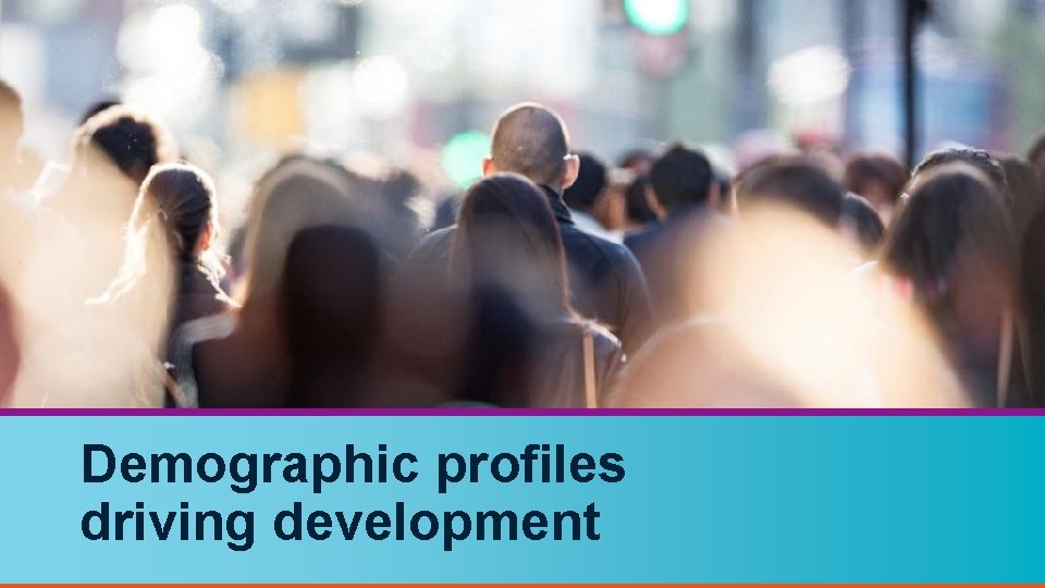 Demographic profiles driving development 