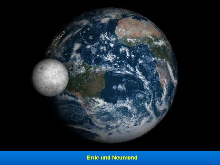 Erde und Neumond 