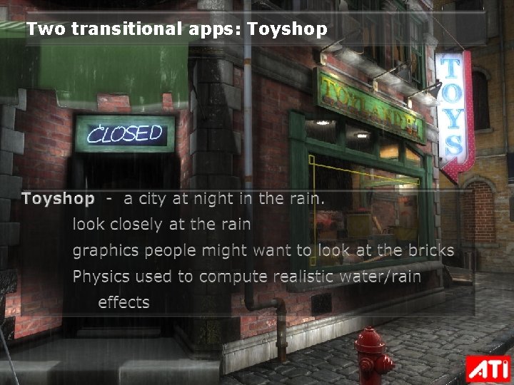 Two transitional apps: Toyshop 27 Pact 2008 | Oct, 2008 
