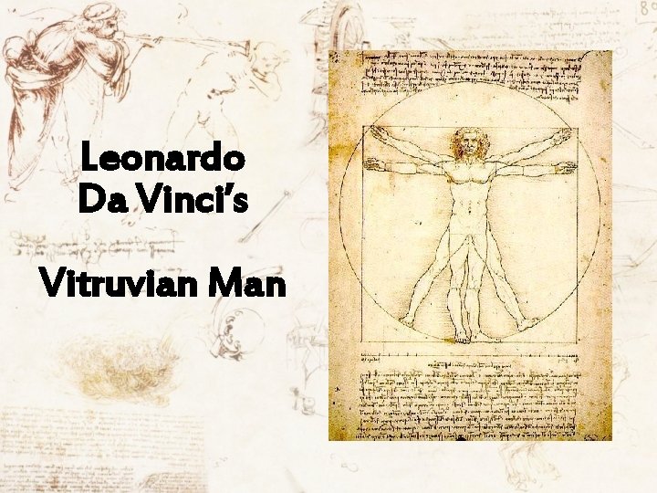 Leonardo Da Vinci’s Vitruvian Man 