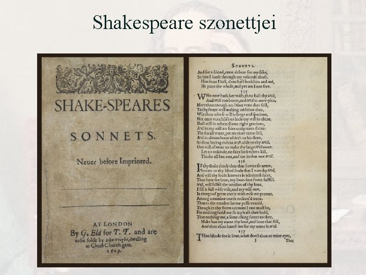 Shakespeare szonettjei Shakespeare szonettjei