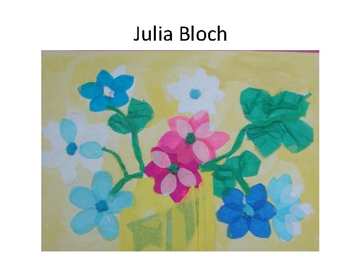 Julia Bloch 