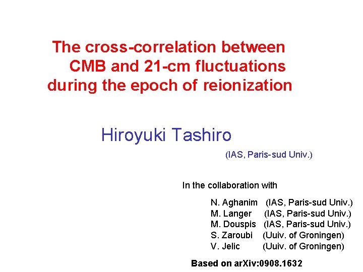 The cross-correlation between CMB and 21 -cm fluctuations during the epoch of reionization Hiroyuki
