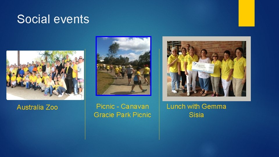 Social events Australia Zoo Picnic - Canavan Gracie Park Picnic Lunch with Gemma Sisia